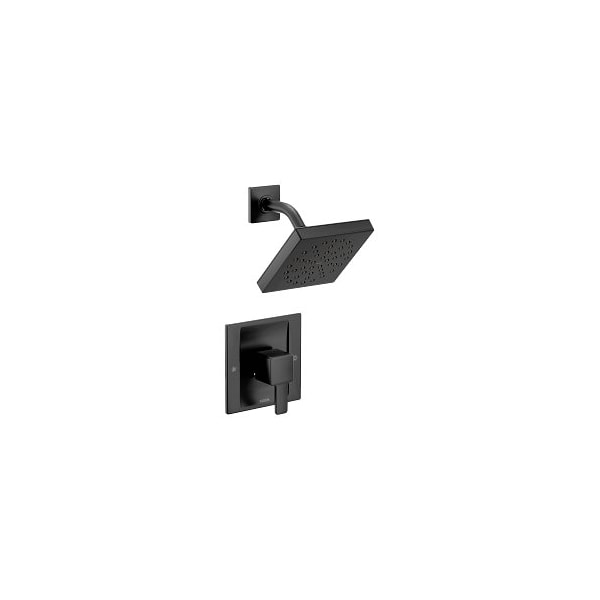 90 Degree Posi-Temp Shower Only Trim in Matte Black